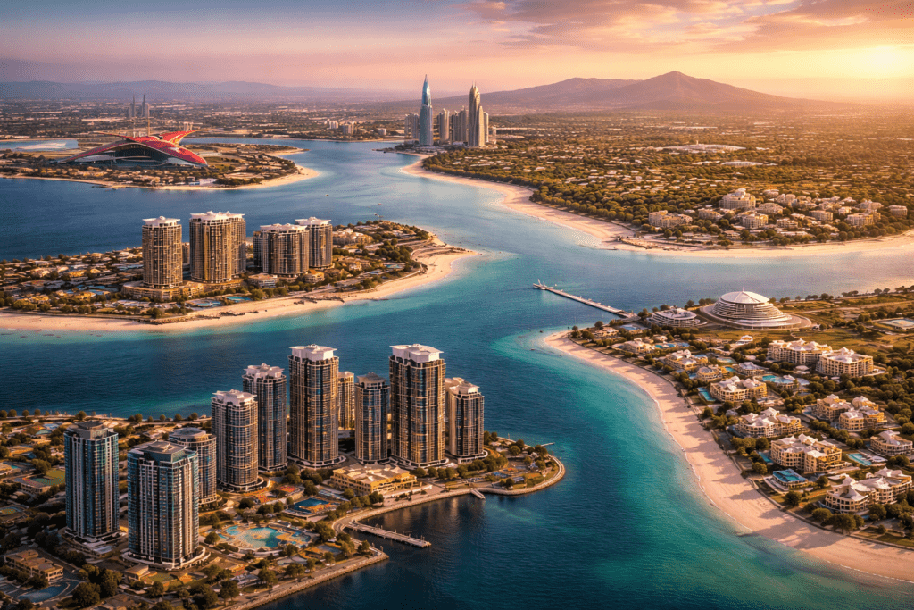 top 5 places to buy property in Abu Dhabi Yas Saadiyat Reem Island